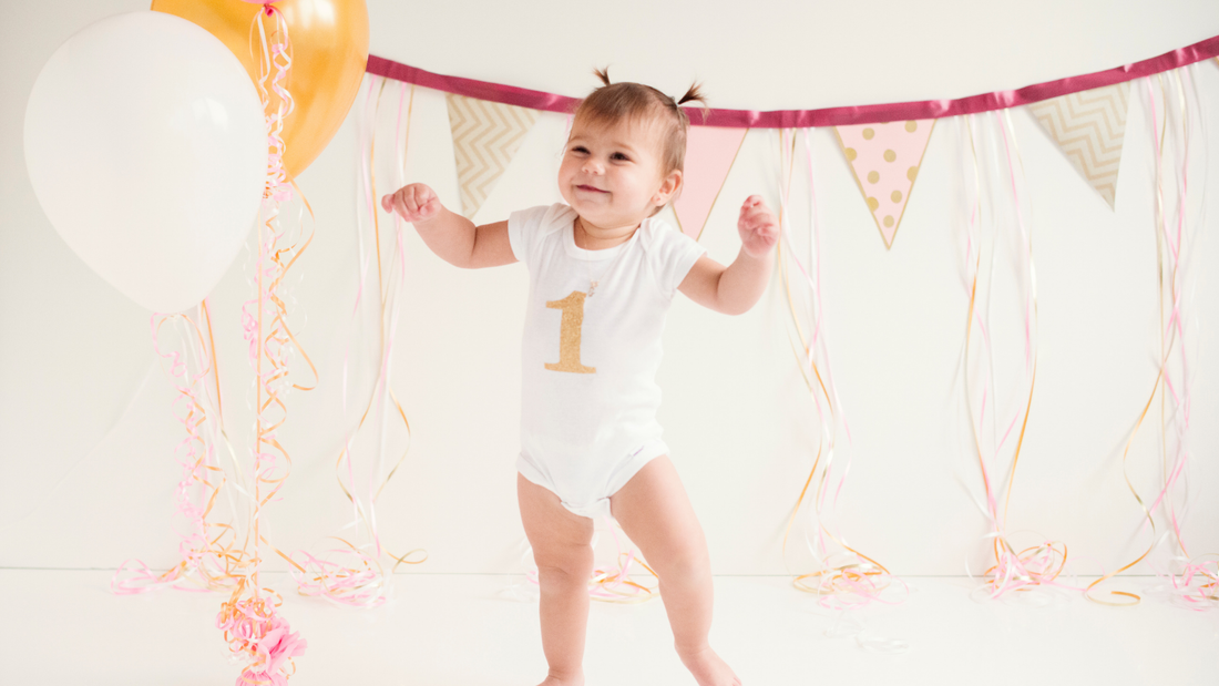 Baby celebrating First Birthday