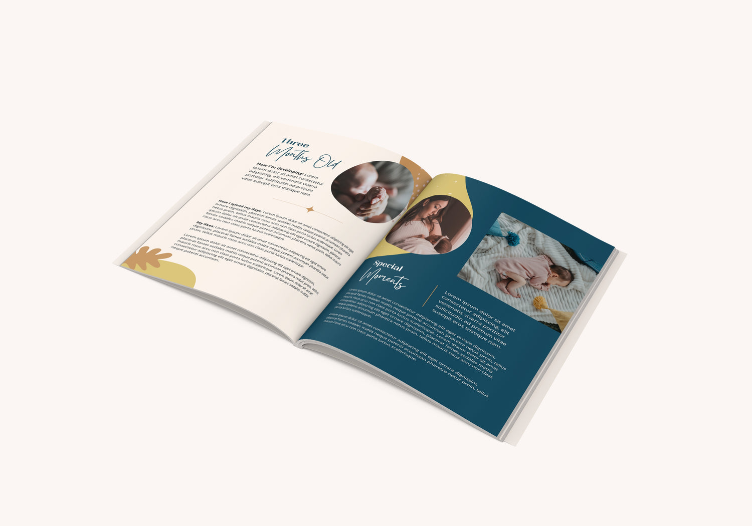 Dujourbaby baby milestone book